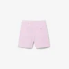 Stretch Oxford Striped Bermuda Shorts