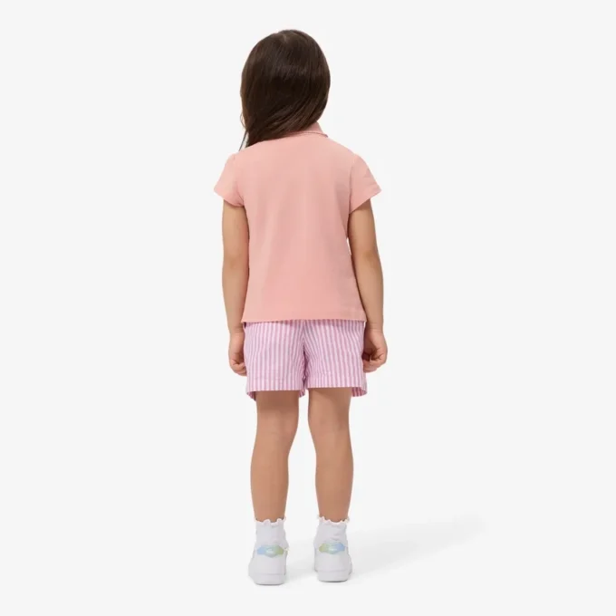 Stretch Oxford Striped Bermuda Shorts