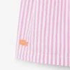 Stretch Oxford Striped Bermuda Shorts