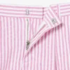 Stretch Oxford Striped Bermuda Shorts