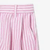 Stretch Oxford Striped Bermuda Shorts