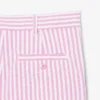 Stretch Oxford Striped Bermuda Shorts