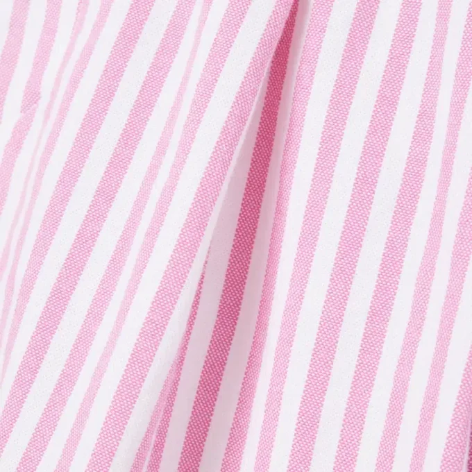 Stretch Oxford Striped Bermuda Shorts