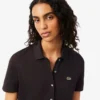 Stretch Piqua Pleated Polo Dress