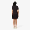 Stretch Piqua Pleated Polo Dress