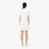 Stretch Piqua Pleated Polo Dress