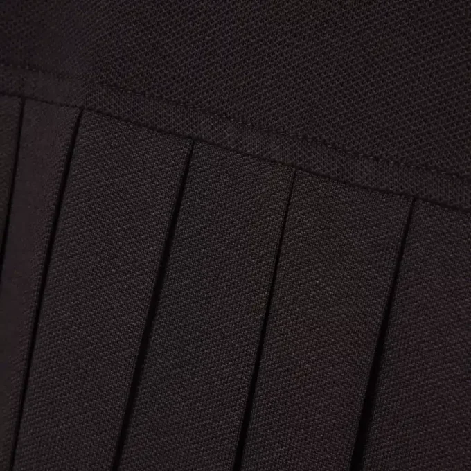 Stretch Piqua Pleated Polo Dress