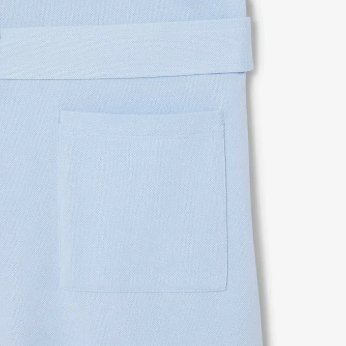 Stretch Piqua Polo Collar Romper