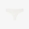 Stretch Pointelle String Briefs