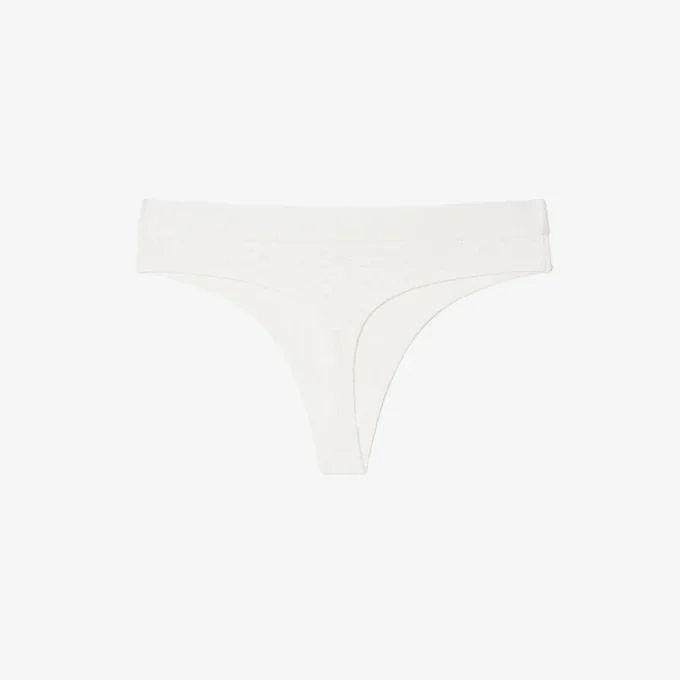 Stretch Pointelle String Briefs
