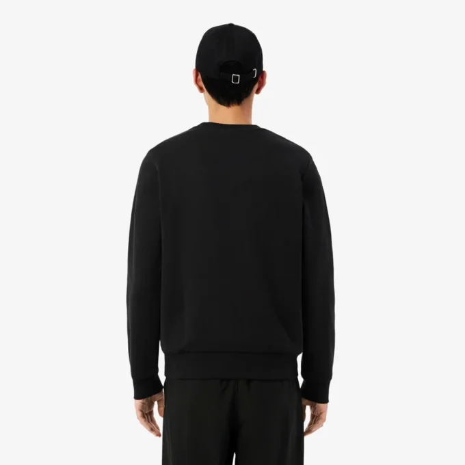 Stripe Band Fleece Sweatshirt