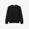Stripe Band Fleece Sweatshirt