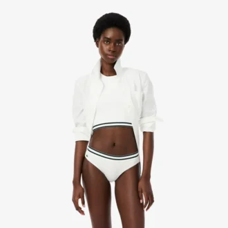 Stripe Waist Cotton Briefs