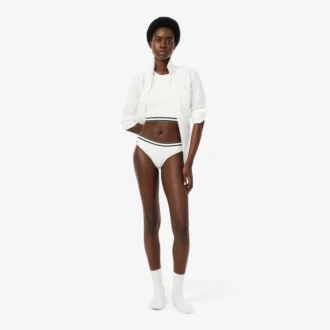 Stripe Waist Cotton Briefs