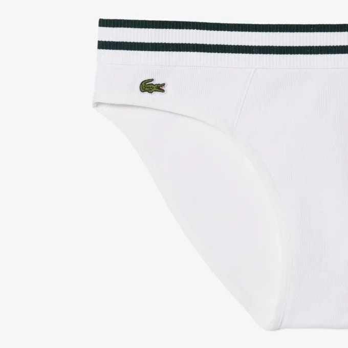 Stripe Waist Cotton Briefs