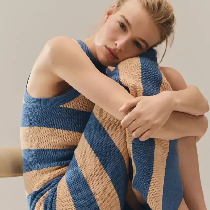Striped Cotton Dress