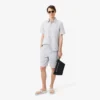 Striped Cotton Poplin Shorts