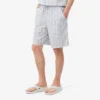 Striped Cotton Poplin Shorts