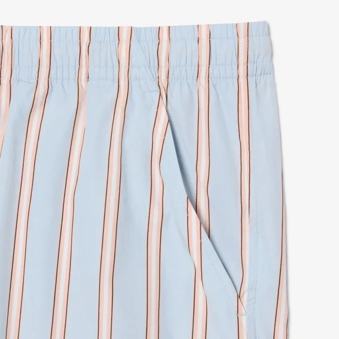 Striped Cotton Poplin Shorts