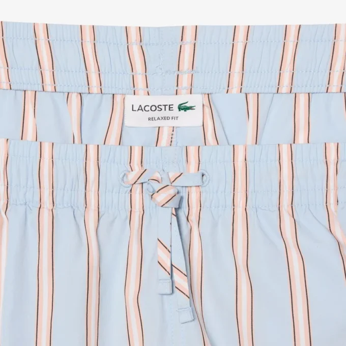 Striped Cotton Poplin Shorts