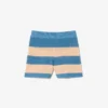Striped Mesh Knit Shorts