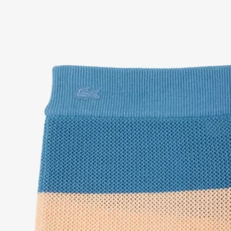 Striped Mesh Knit Shorts