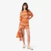 Striped Mesh Knit Shorts