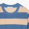 Striped Mesh Knit T-Shirt