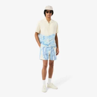 Striped Poplin Jockey Cap