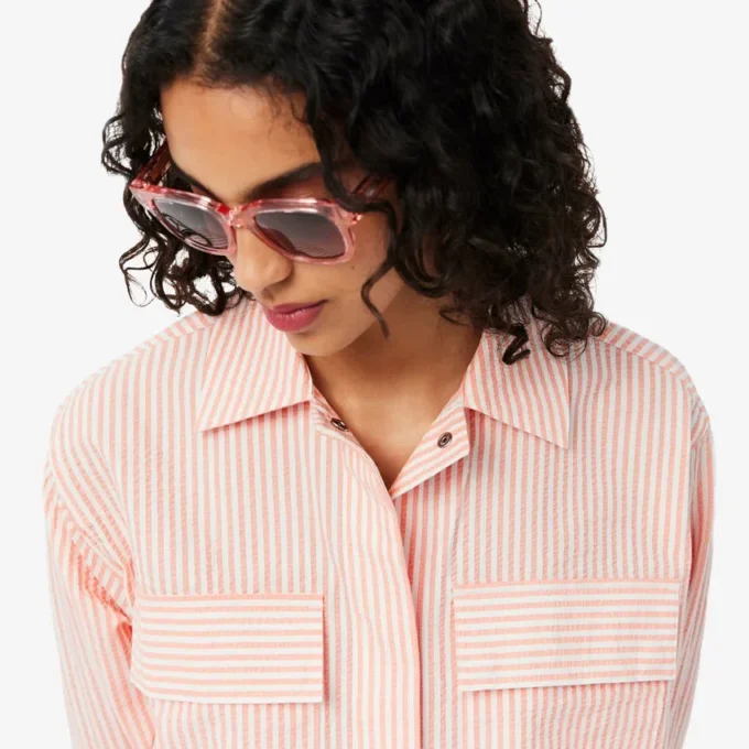 Striped Seersucker Jacket