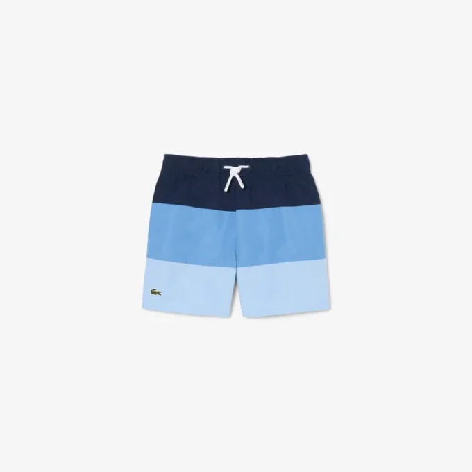 Striped Swim Trunks