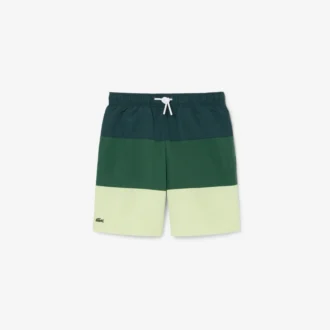 Striped Swim Trunks