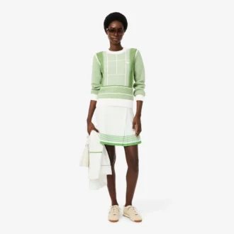 Tennis Court Graphic Sweater