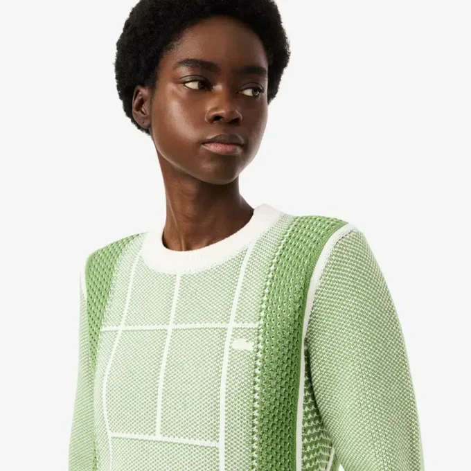 Tennis Court Graphic Sweater
