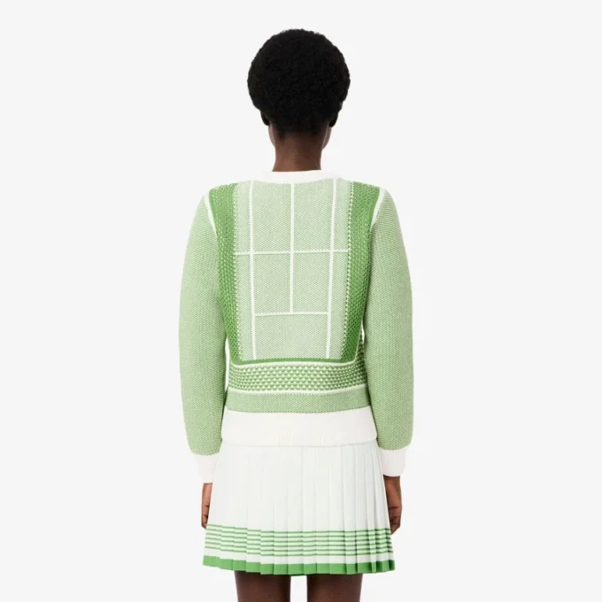 Tennis Court Graphic Sweater