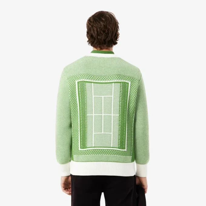 Tennis Court Graphic Sweater