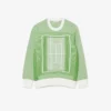 Tennis Court Graphic Sweater