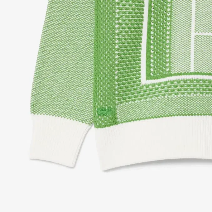 Tennis Court Graphic Sweater