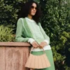 Tennis Court Graphic Sweater