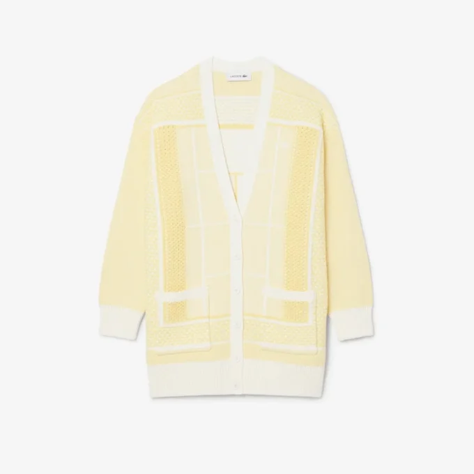 Tennis Court Long Cardigan