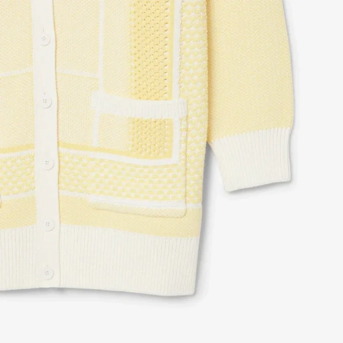 Tennis Court Long Cardigan