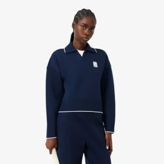 Tennis Heritage Polo Collar Sweatshirt