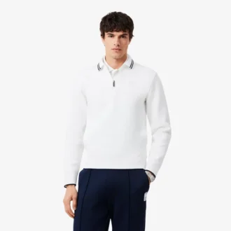 Tennis Heritage Polo Collar Zipped Sweatshirt