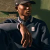 Tennis Heritage Polo Collar Zipped Sweatshirt