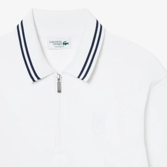 Tennis Heritage Polo Collar Zipped Sweatshirt