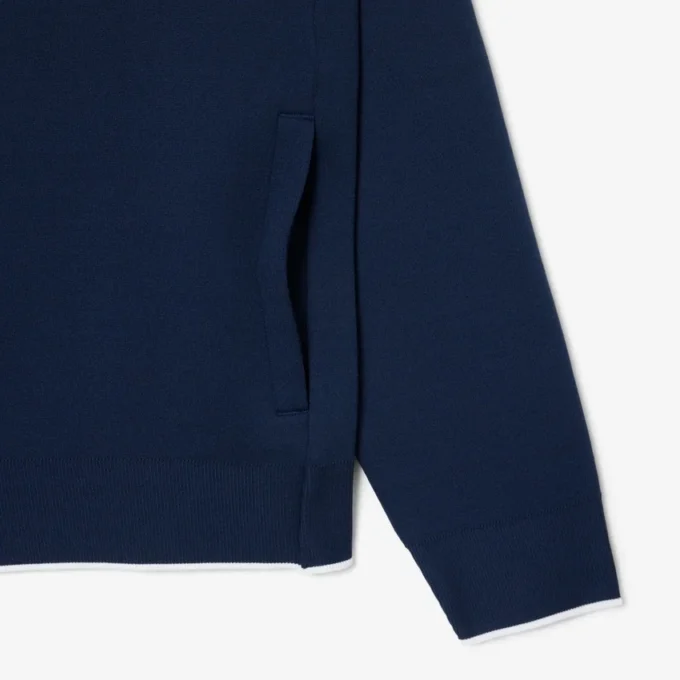 Tennis Heritage Polo Collar Zipped Sweatshirt