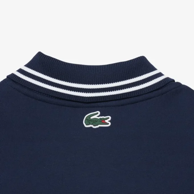 Tennis Heritage Polo Collar Zipped Sweatshirt