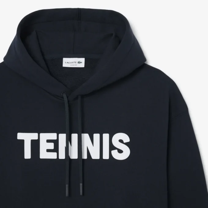 Tennis Print Hoodie
