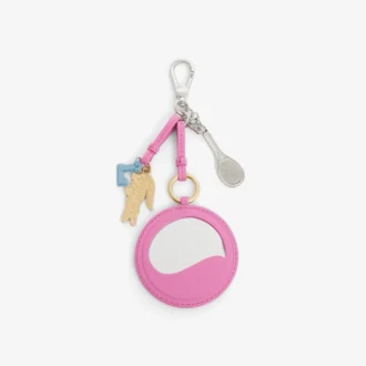 Tennis Racket Mirror L Charms Key Ring