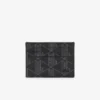The Blend Monogram Print Canvas Card Holder
